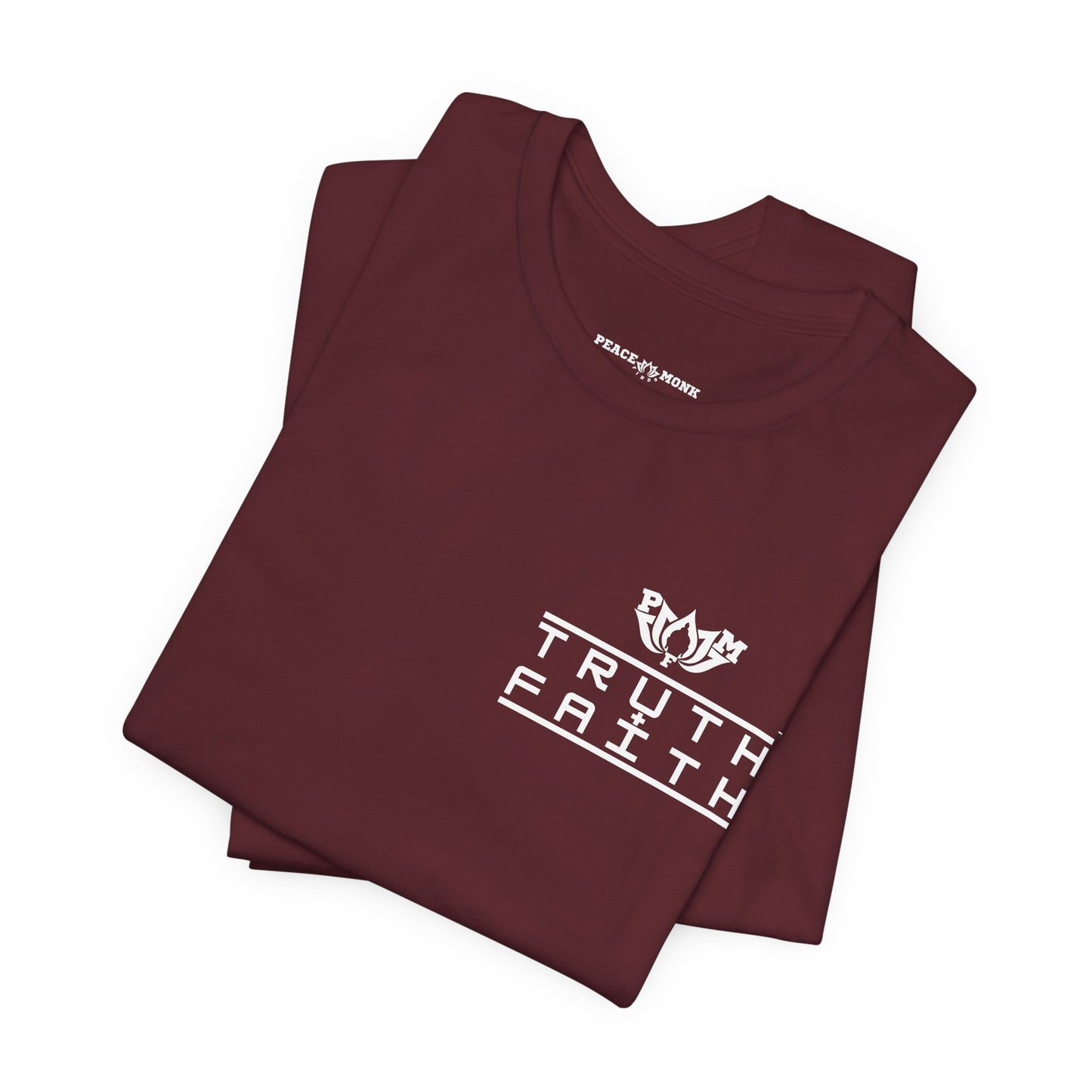 PMF Truth + Faith Graphic Tee — Minimalist PMF Logo T-Shirt- Dark Colors