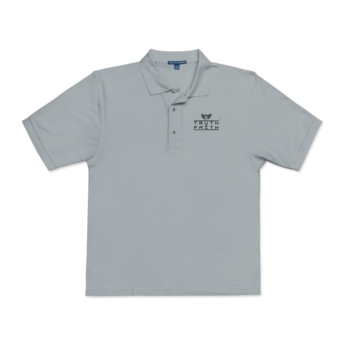 Embroidered PeaceMonkFinds "Truth & Faith" Polo Shirt
