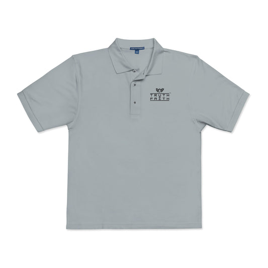 Embroidered PeaceMonkFinds "Truth & Faith" Polo Shirt
